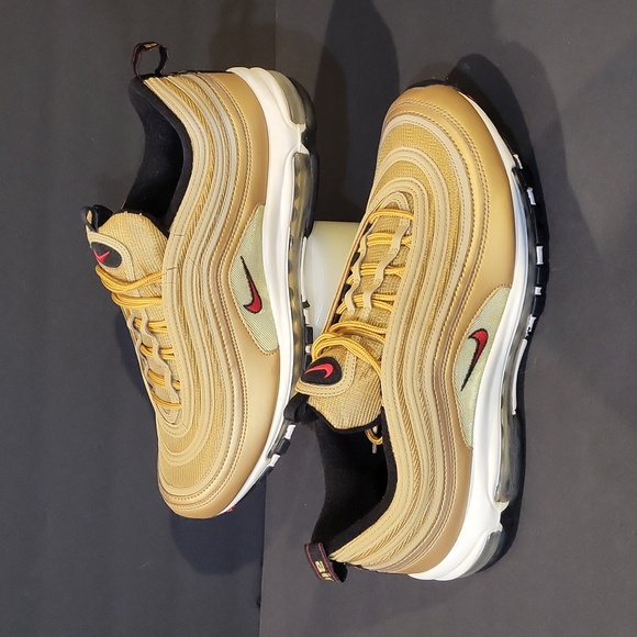 Nike Air Max 97 OG QS Metallic Gold 884421-700 Men's Sz 13 - Picture 4 of 7